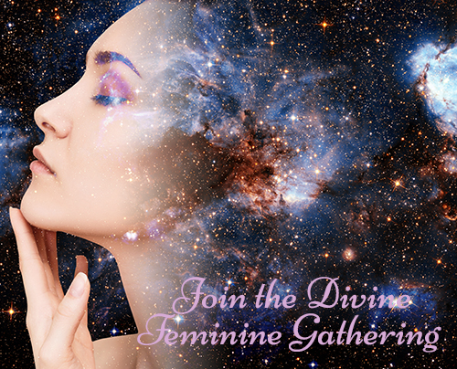 profile beautiful woman in night sky Join the Divine Feminine Fathering