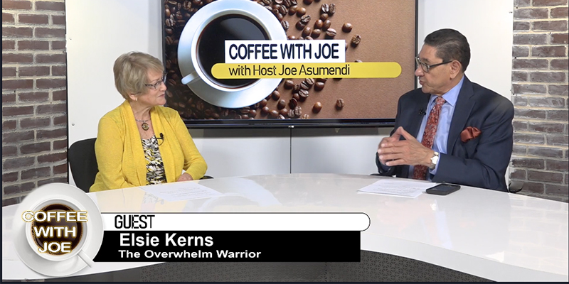 video cover of Elsie Kerns begin interviews by Joe Asumendi on Coffee with Joe RVN Television