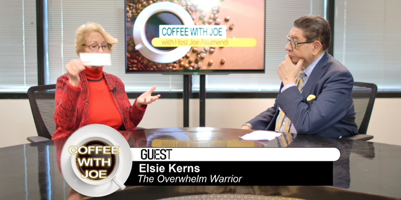 Elsie Kerns guest appearance on Coffee With Joe shows abundance check